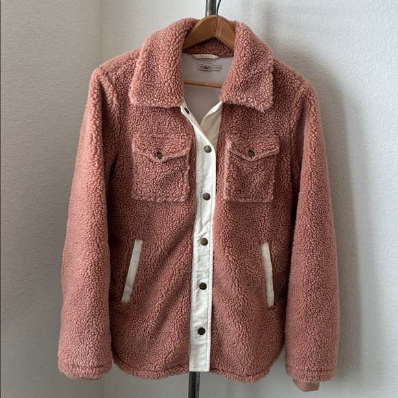 Faherty Jackets & Blazers - Faherty Eldridge Sport Sherpa Teddy Jacket Tuscany Fleece Size xs Cabin Gorp